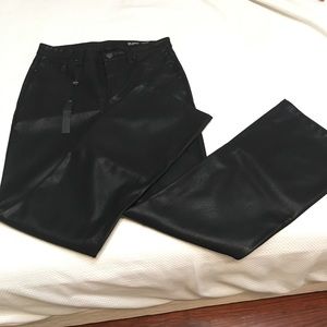 COPY - Blank Denim Kick-flare faux leather pants